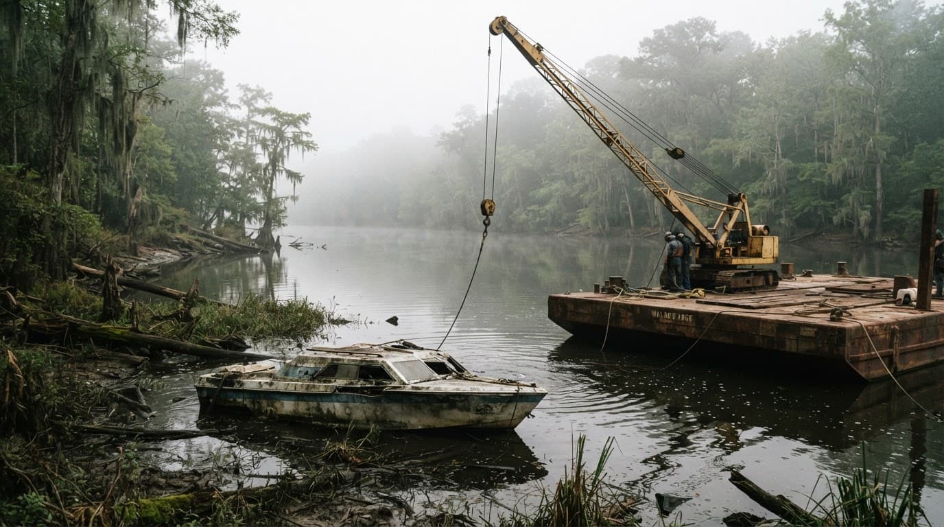 Wreckage removal boat insurance coverage for Lake Murray and Columbia SC boaters